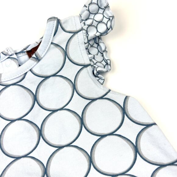 Rabbit Moon Forget-Me-Not Blue Bubble Romper - Picture 4 of 6